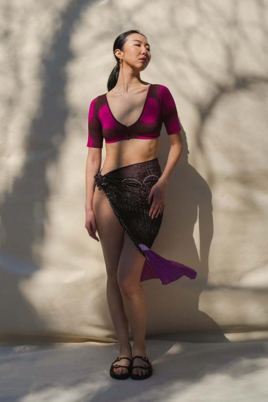  Abacaxi 비치용품 아바카시 반디니 사롱 브라운 - OTHER BRANDS