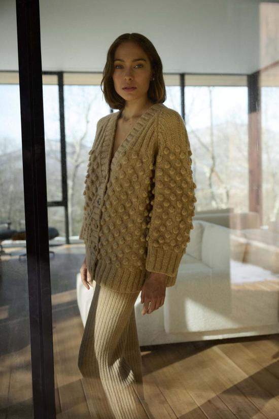  ELEVEN SIX 가디건 일레븐 식스 리안 카디 페일 카멜/부스킷 - OTHER BRANDS