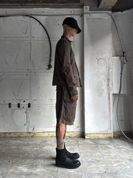  SAN263-1 긴팔 셔츠 산263 1 왁스 처리된 싱글  다크 모카 - OTHER BRANDS