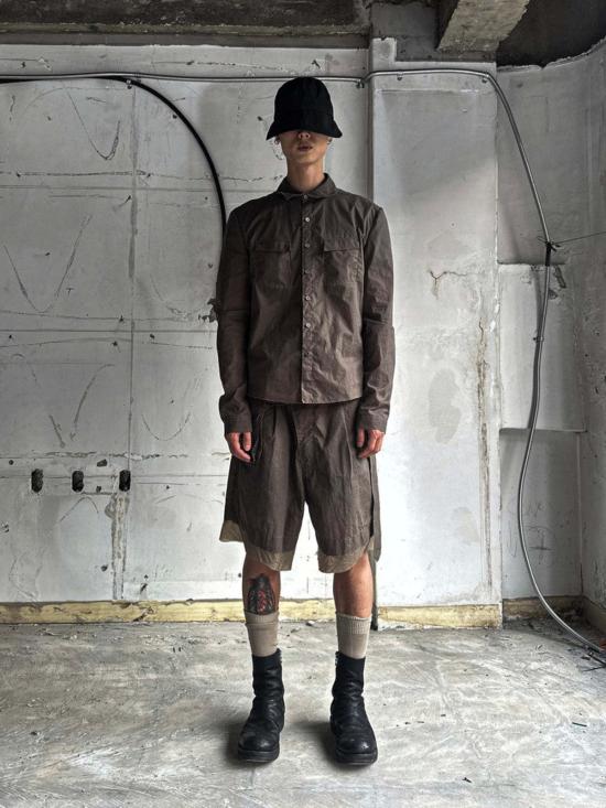  SAN263-1 긴팔 셔츠 산263 1 왁스 처리된 싱글  다크 모카 - OTHER BRANDS