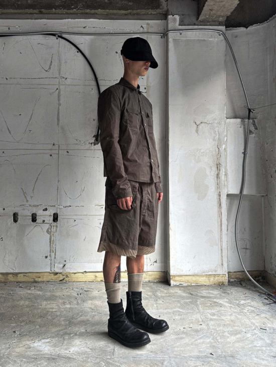  SAN263-1 긴팔 셔츠 산263 1 왁스 처리된 싱글  다크 모카 - OTHER BRANDS