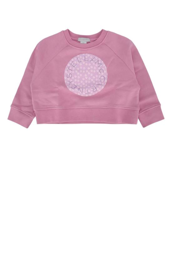  [키즈] 스텔라 맥카트니 풀오버 스텔라 매카트니 아동용 빈티지 핑크 스웨트셔츠
