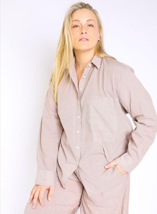  Seek Collective 셔츠 페이지 셔츠 Fawn - SEEK COLLECTIVE