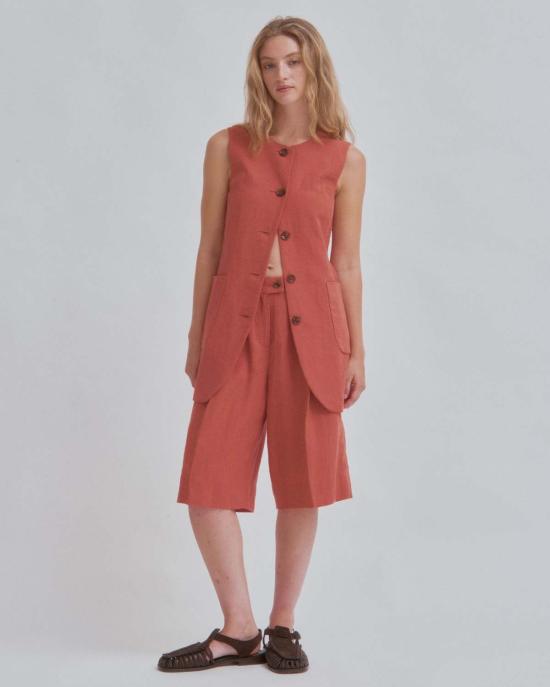  사야카 다비스 뉴욕 숏팬츠 사야카 데이비스 뉴욕 쇼츠 클레이 - SAYAKA DAVIS NEW YORK