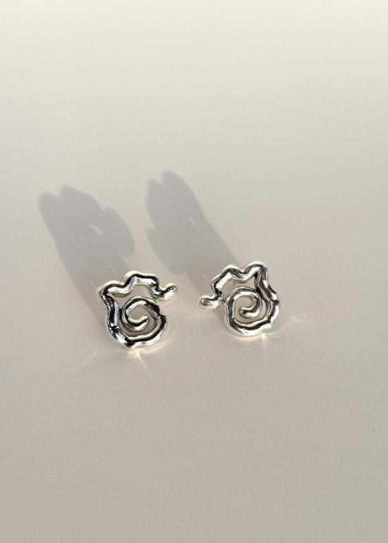  줄리 테브노 이어링 줄리 테베노 에테르나 스몰 스털링 실버 귀걸이 - JULIE THEVENOT