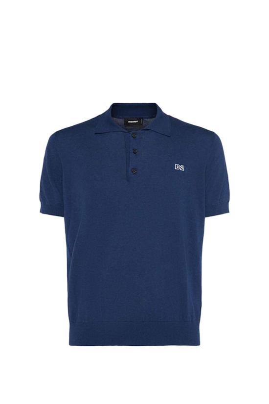  디스퀘어드2 폴로 티셔츠 Dsquared2 폴로 셔츠 블루
