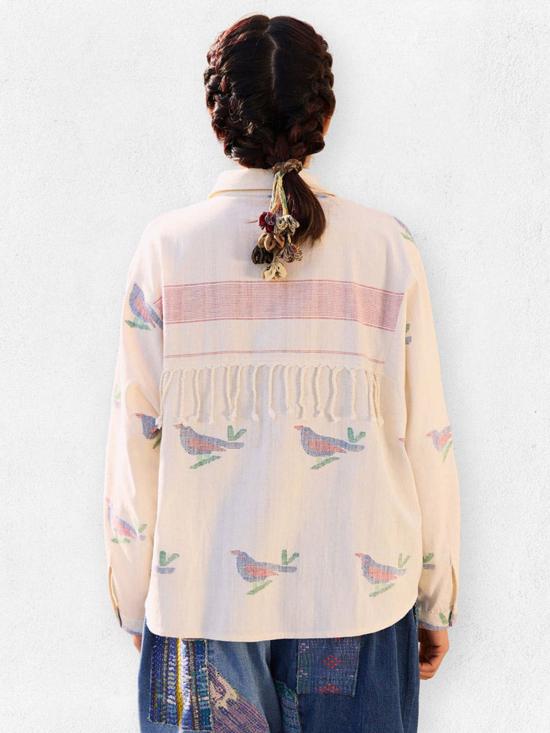  IKKIVI 셔츠 Ikkivi Keeva 셔츠 오프 화이트 - IKKIVI