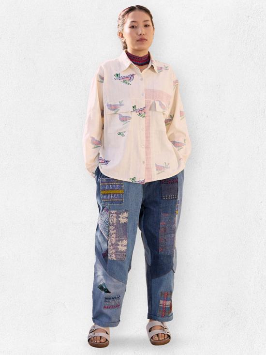  IKKIVI 셔츠 Ikkivi Keeva 셔츠 오프 화이트 - IKKIVI