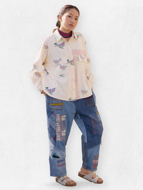  IKKIVI 셔츠 Ikkivi Keeva 셔츠 오프 화이트 - IKKIVI