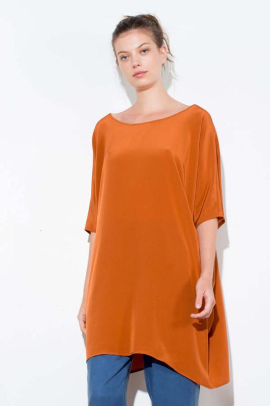  에이치 프레드릭손 숏 원피스 H. Fredriksson 튜닉 드레스 러스트 - H FREDRIKSSON