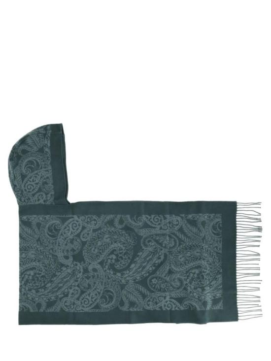  에트로 머플러/스카프 후드 스카프 그린