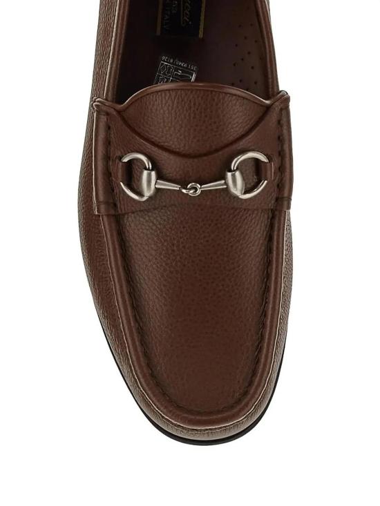  구찌 로퍼 GG 가죽  브라운 색상 - GUCCI