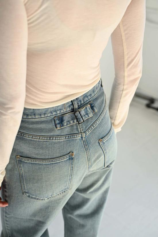  사야카 다비스 뉴욕 데님 팬츠 사야카 데이비스 뉴욕 스트레이트 레그 데님 진 - SAYAKA DAVIS NEW YORK