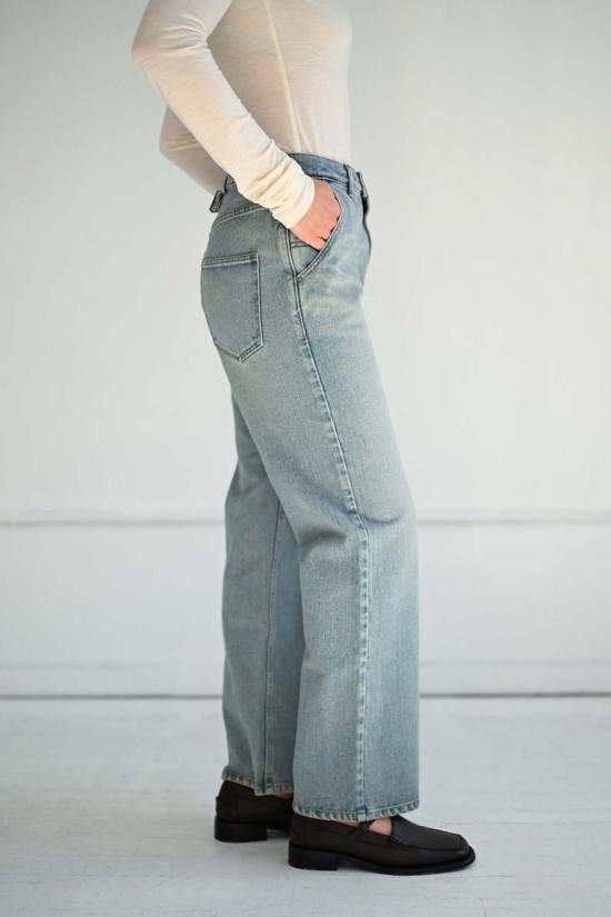  사야카 다비스 뉴욕 데님 팬츠 사야카 데이비스 뉴욕 스트레이트 레그 데님 진 - SAYAKA DAVIS NEW YORK