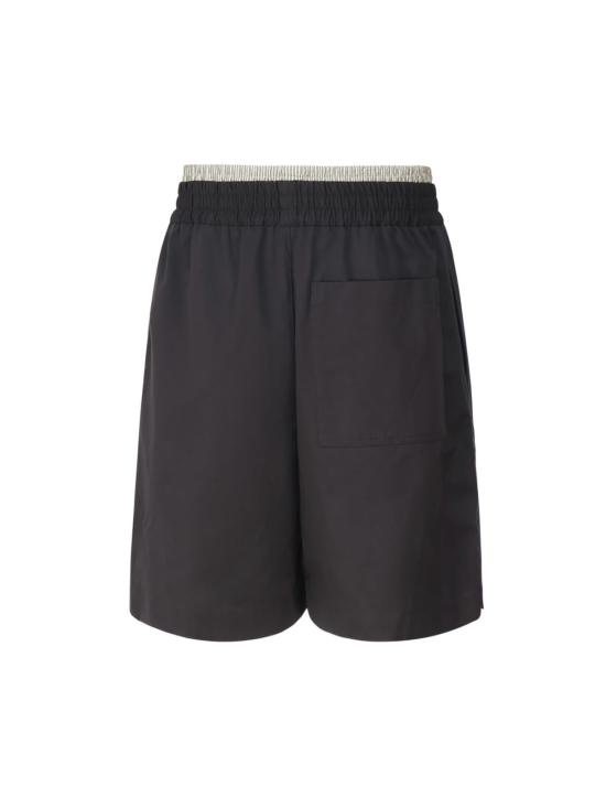  보테가베네타 숏팬츠 보테가 베네타 경량 코튼 트윌 반바지 (회색) - BOTTEGA VENETA