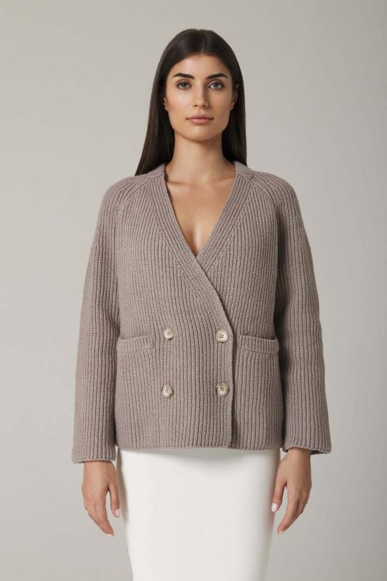  Santicler 가디건 산티클레르 플로린 더블 브레스티드  클레이