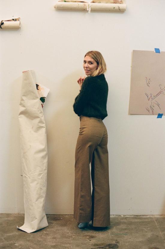  마리아 스탠리 스트레이트 팬츠 행크 팬츠 하운드투스 - MARIA STANLEY