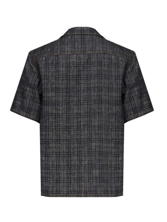  버버리 데님 팬츠 체크 데님 셔츠 인디고 - BURBERRY