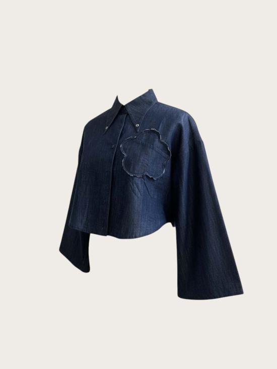  메리 로 자켓 데님 플라워 파워 세트 - MARY LO