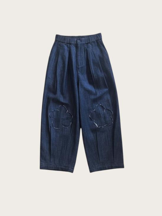  메리 로 자켓 데님 플라워 파워 세트 - MARY LO