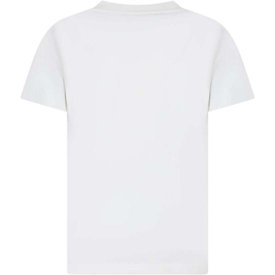  [키즈] 발망 트레이닝 상의 로고 아동용 티셔츠 (화이트) - BALMAIN