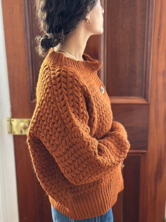  DAĒZA 가디건 다에자 지그재그 카디건 - OTHER BRANDS