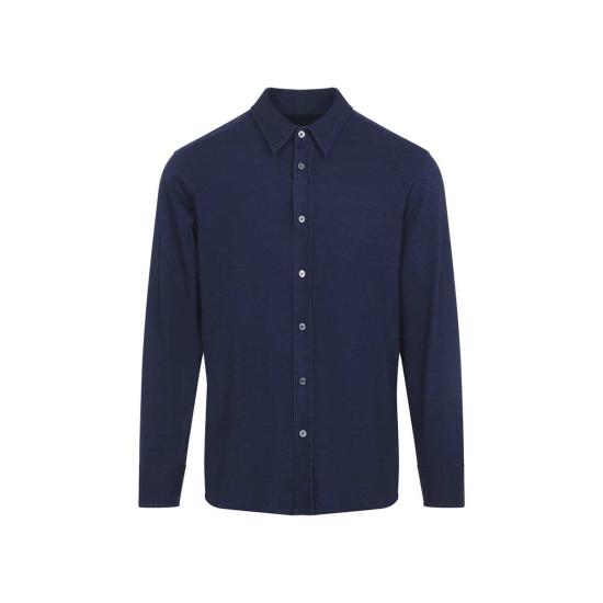  톰포드 긴팔 셔츠 톰 포드 L 우부 미드나잇 블루 - TOMFORD