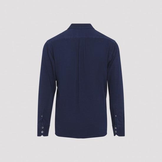  톰포드 긴팔 셔츠 톰 포드 L 우부 미드나잇 블루 - TOMFORD