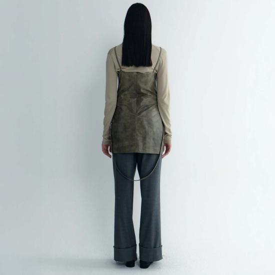  TIME 스트레이트 팬츠 타임 커프스 팬츠 그레이 - OTHER BRANDS