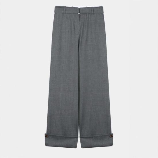  TIME 스트레이트 팬츠 타임 커프스 팬츠 그레이 - OTHER BRANDS