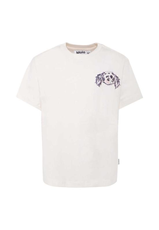  [키즈] 몰로 트레이닝 상의 토끼 프린트 티셔츠 아이보리 - MOLO