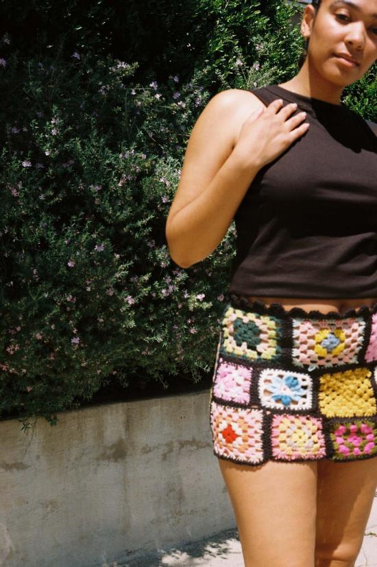  더 시리즈 뉴욕 숏 스커트 시리즈 NY 크로셰 미니 스커트 - THE SERIES NY
