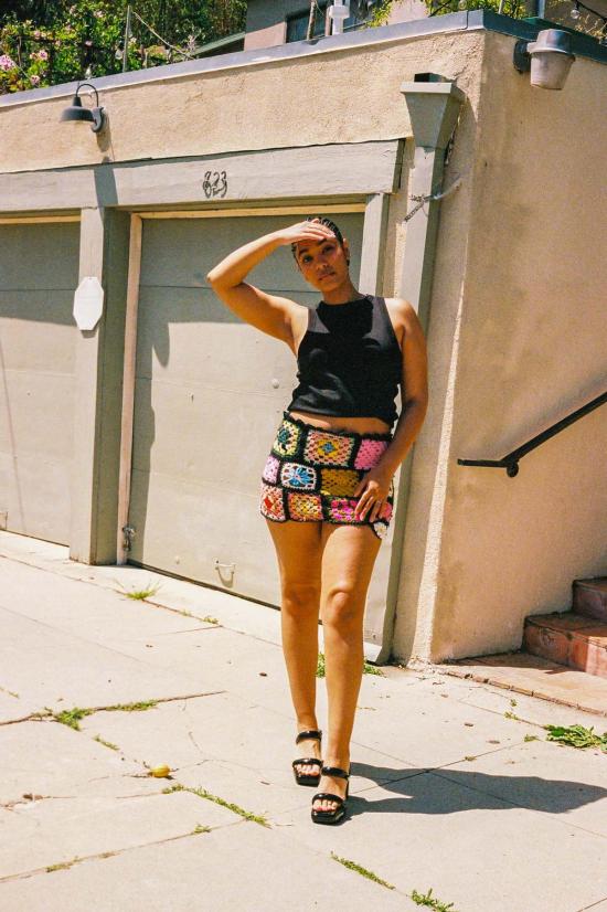  더 시리즈 뉴욕 숏 스커트 시리즈 NY 크로셰 미니 스커트 - THE SERIES NY