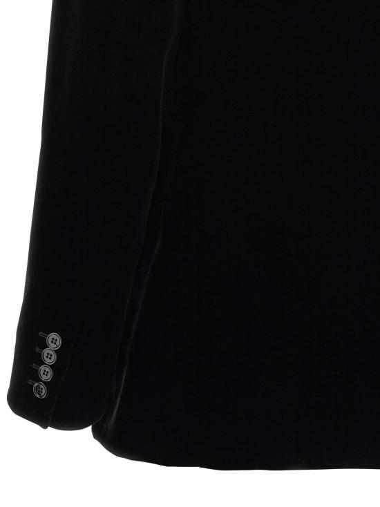  생로랑 수트 자켓 카상드르 블레이저 블랙 - SAINT LAURENT