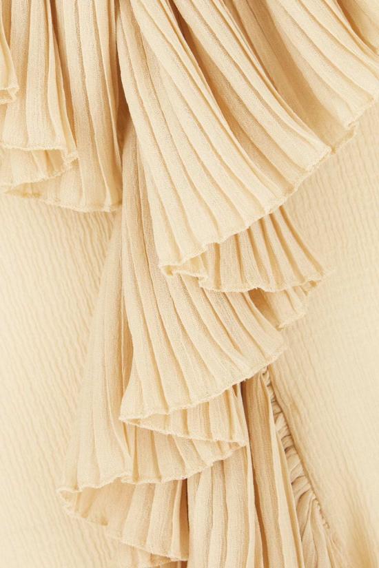  생로랑 블라우스 생 로랑 베이지 실크  베이지 빈티지 - SAINT LAURENT