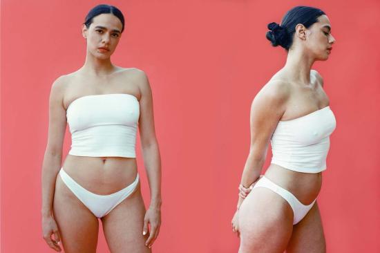  질 로드리게즈 민소매 티셔츠 길 로드리게스 튜브 컨버터블 탑