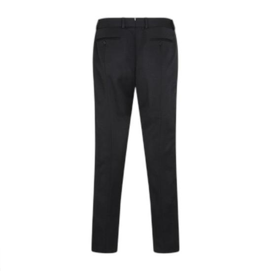  알렉산더 맥퀸 데님 팬츠 스트레이트 레그 테일러드 팬츠 블랙 - ALEXANDER MCQUEEN