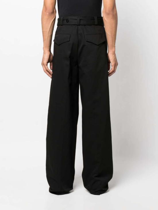  질샌더 스트레이트 팬츠 질 샌더 코튼 팬츠 블랙 - JIL SANDER