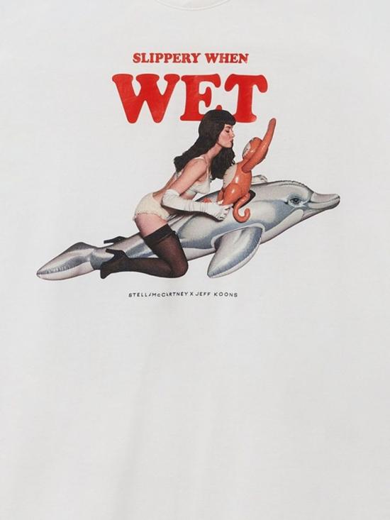  스텔라 맥카트니 민소매 티셔츠 스텔라 매카트니 제프 쿤스 탱크탑 화이트 - STELLA MCCARTNEY