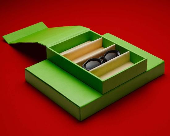  바다 안경 기샤르 미니 코르펫  케이스 라임 그린 - VADA