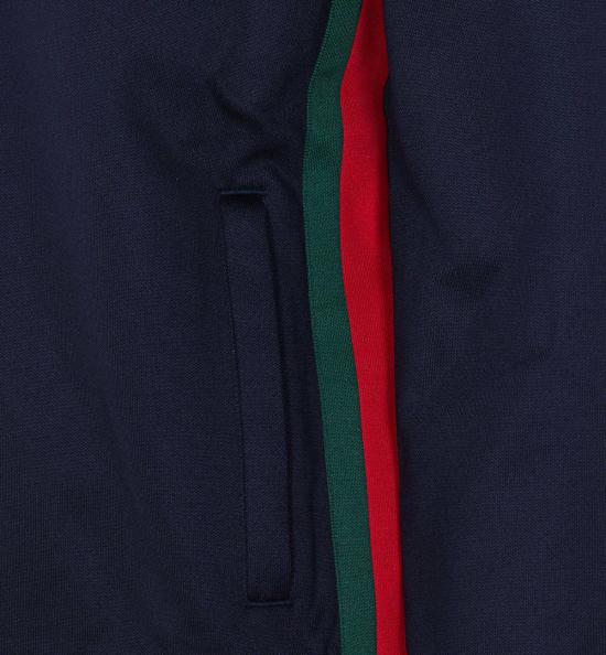  구찌 자켓 테크니컬 저지 웹 지퍼 재킷 (잉크믹스) - GUCCI