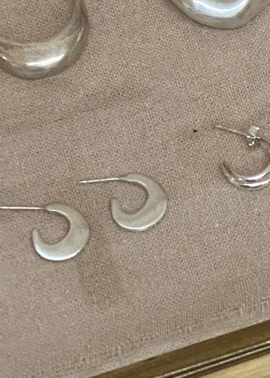  Corner Studio 이어링 코너 스튜디오 크레센트 후프 스털링 실버