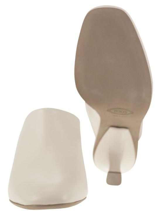  토즈 샌들 레더 사보 초크 - TODS