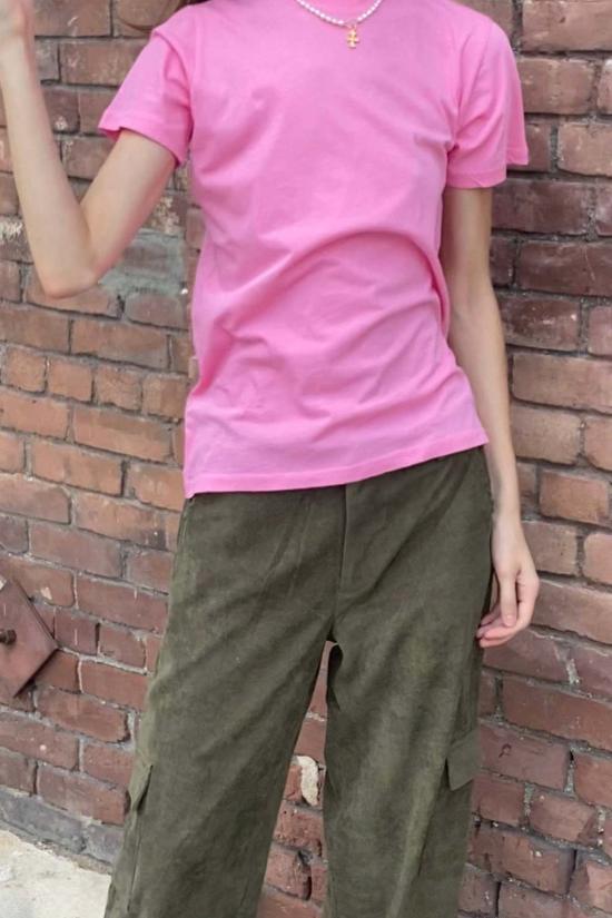  Modern Society 반팔 티셔츠 모던 소사이어티 아발론 티셔츠 캔디 핑크 - OTHER BRANDS