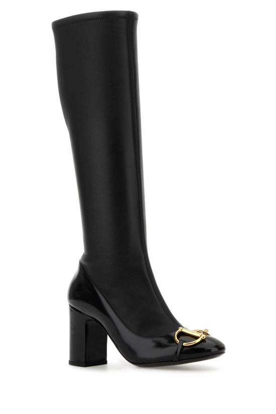  구찌 부츠 블랙 가죽  블랙 - GUCCI