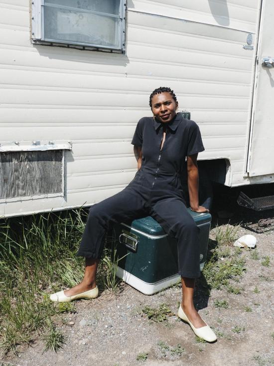  Jumpsuit 점프수트 노블 유틸리티 수트  블랙 - OTHER BRANDS