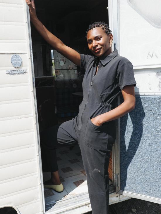  Jumpsuit 점프수트 노블 유틸리티 수트  블랙