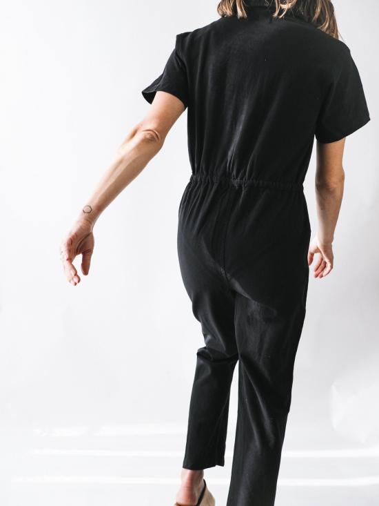  Jumpsuit 점프수트 노블 유틸리티 수트  블랙 - OTHER BRANDS