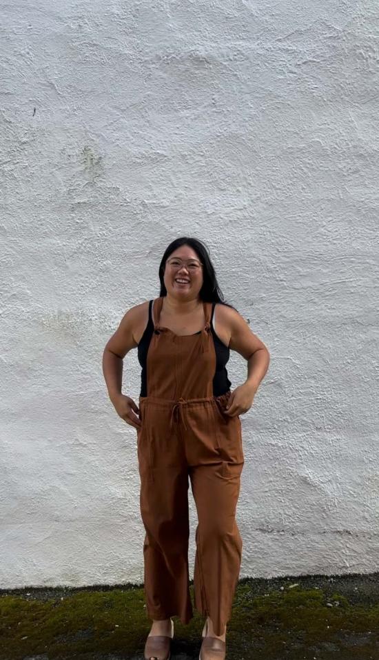  콘라도 점프수트 파커 린넨 오버롤 - CONRADO