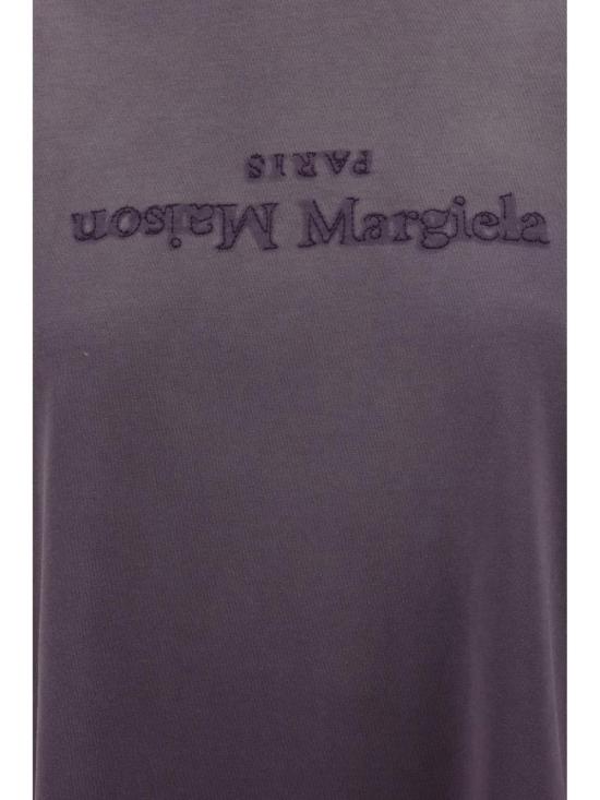  마르지엘라 반팔 티셔츠 메종  티셔츠 퍼플 - MAISON MARGIELA